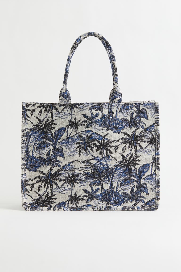 Jacquard-weave Handbag